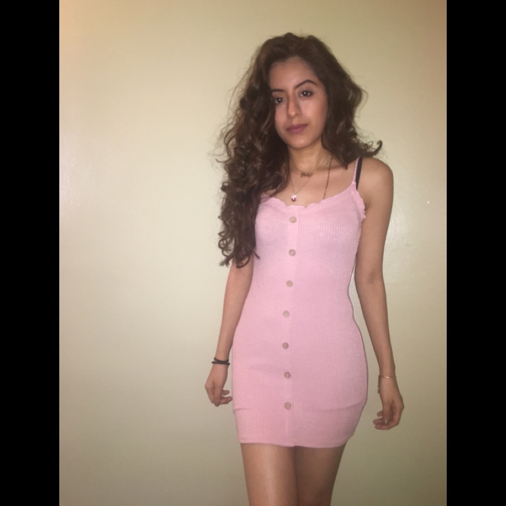 Little pink mini dress